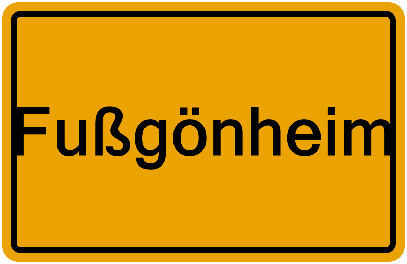 Handelsregisterauszug Fußgönheim