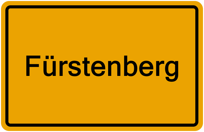 Handelsregisterauszug Fürstenberg