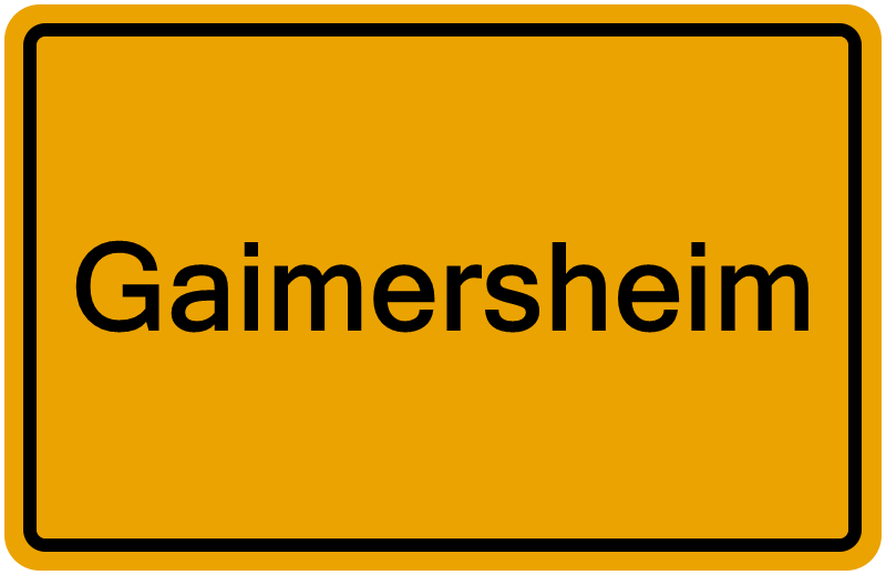 Handelsregisterauszug Gaimersheim
