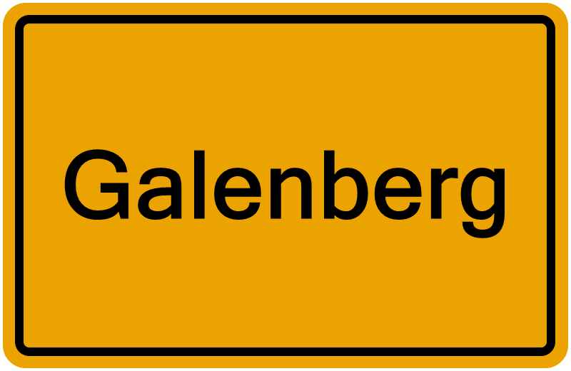 Handelsregisterauszug Galenberg