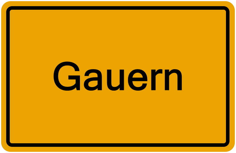 Handelsregisterauszug Gauern