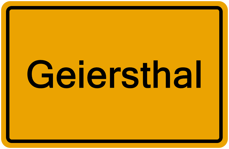 Handelsregisterauszug Geiersthal