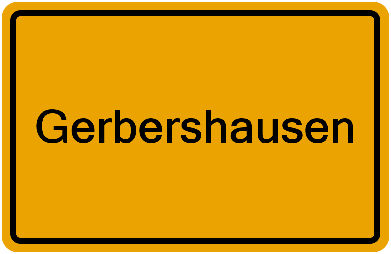 Handelsregisterauszug Gerbershausen