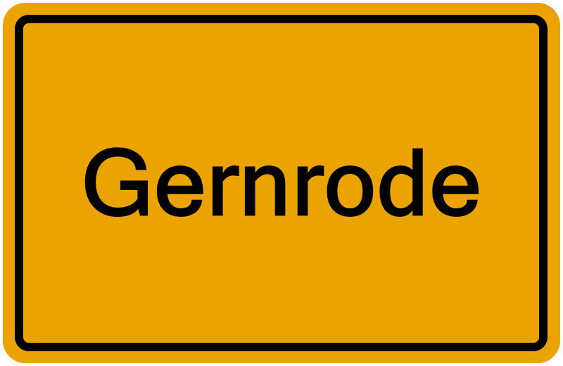Handelsregisterauszug Gernrode