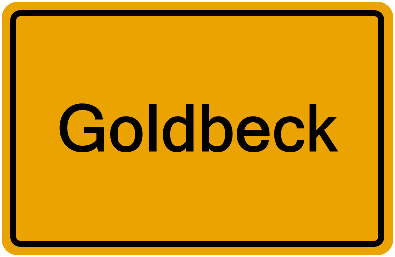 Handelsregisterauszug Goldbeck