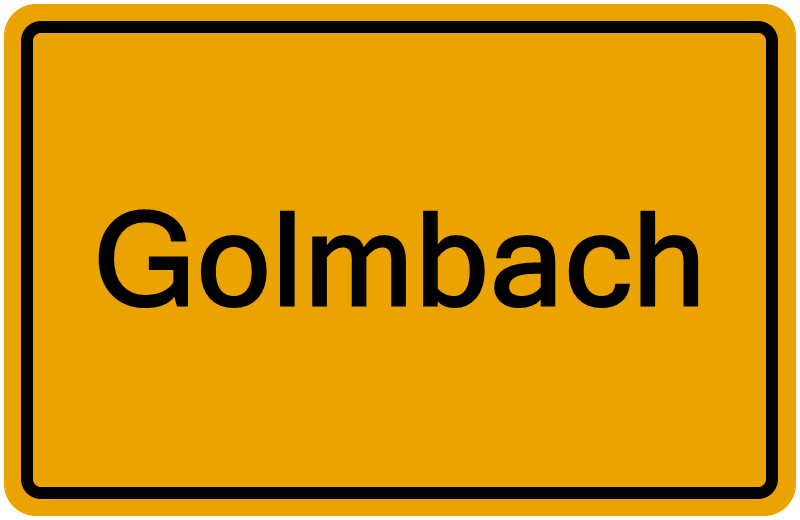 Handelsregisterauszug Golmbach