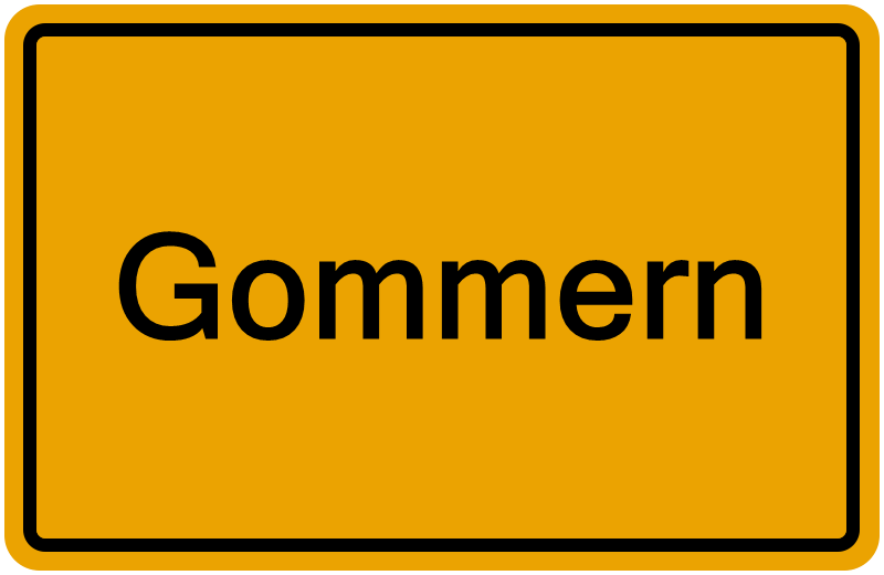 Handelsregisterauszug Gommern