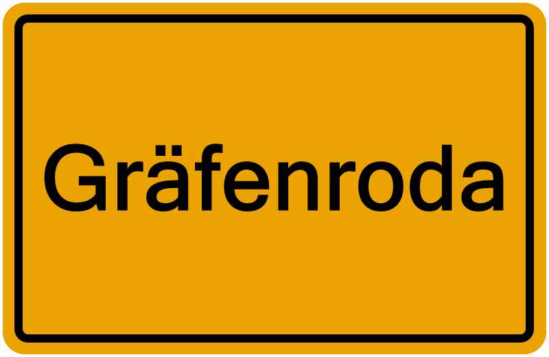 Handelsregisterauszug Gräfenroda