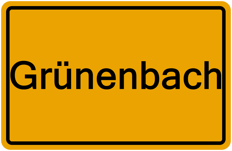 Handelsregisterauszug Grünenbach