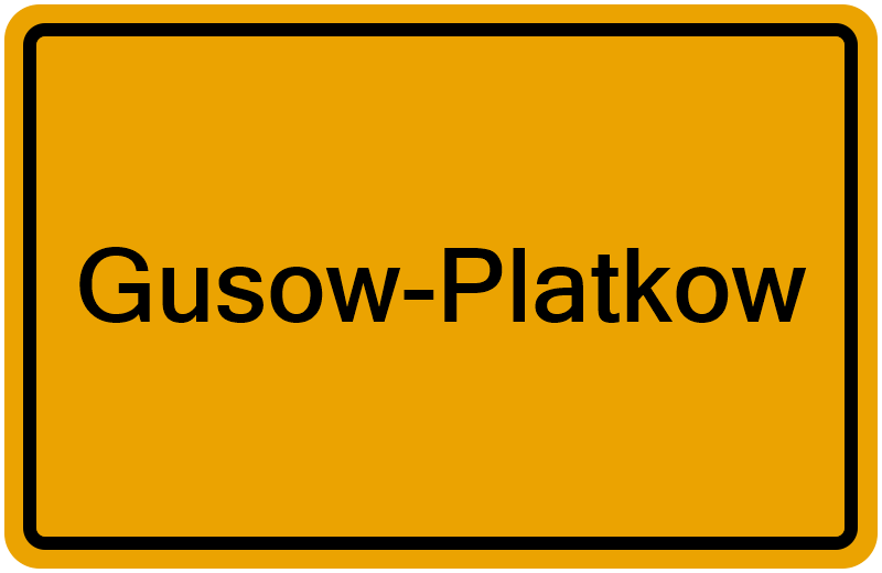 Handelsregisterauszug Gusow-Platkow
