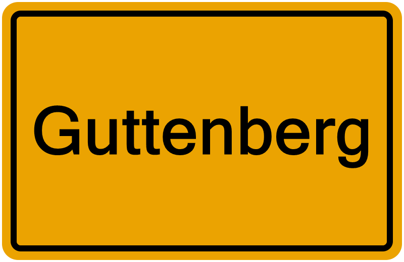 Handelsregisterauszug Guttenberg
