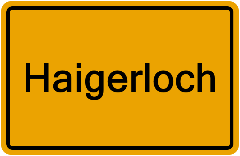 Handelsregisterauszug Haigerloch