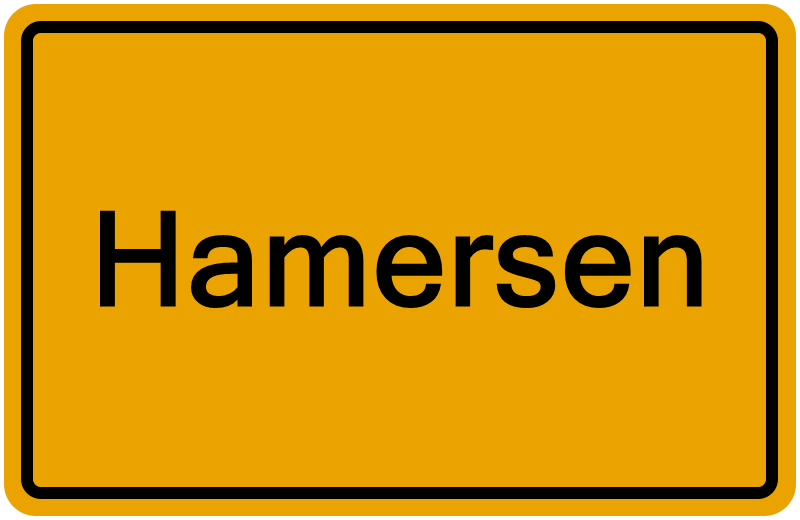 Handelsregisterauszug Hamersen