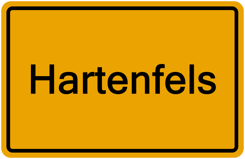 Handelsregisterauszug Hartenfels