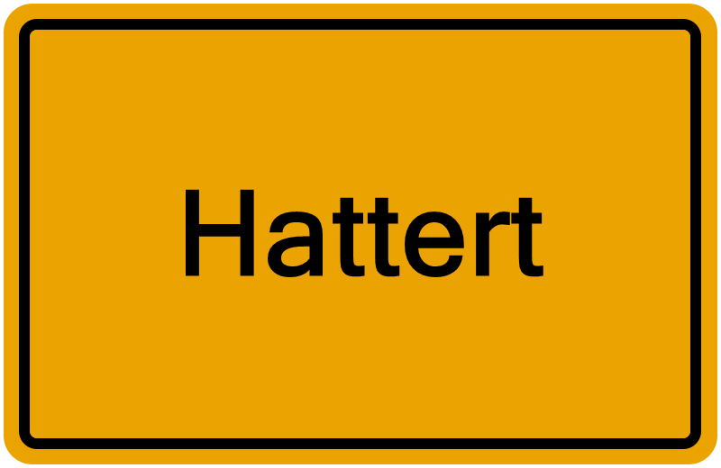 Handelsregisterauszug Hattert