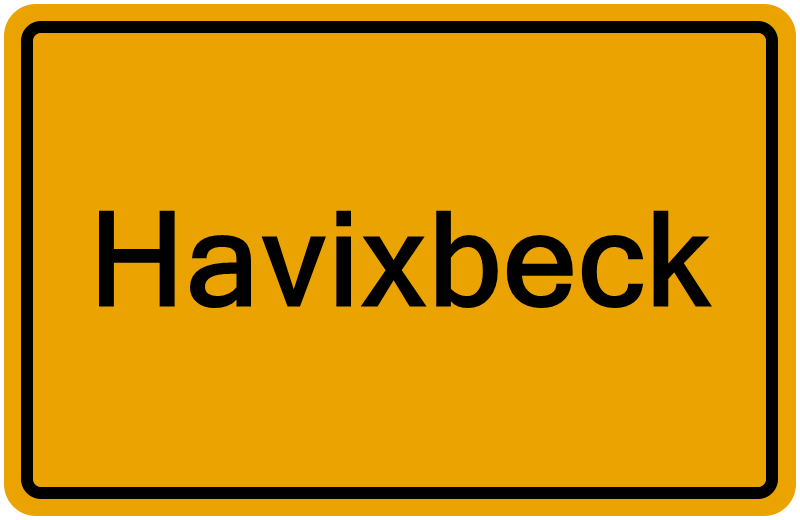 Handelsregisterauszug Havixbeck