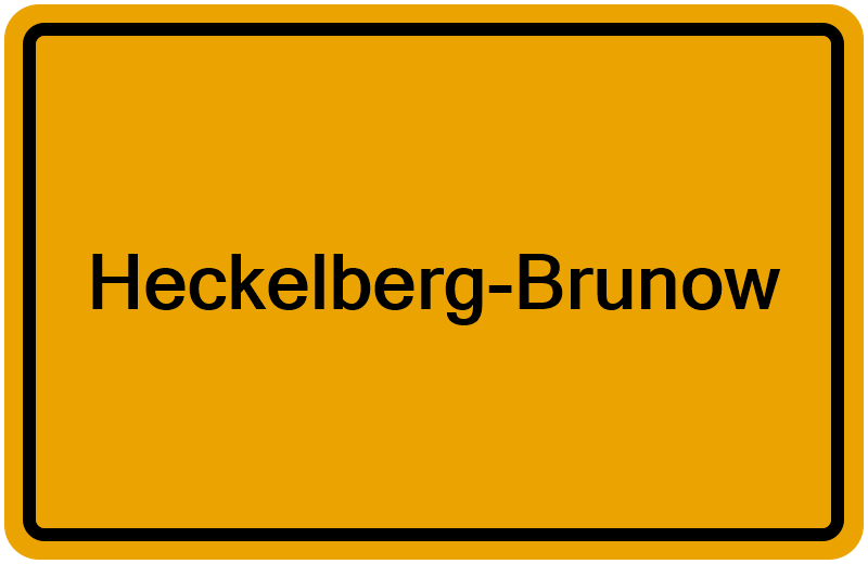 Handelsregisterauszug Heckelberg-Brunow