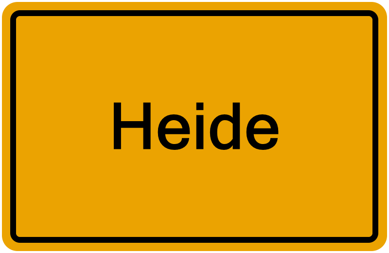 Handelsregisterauszug Heide