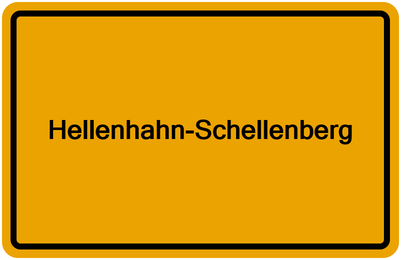 Handelsregisterauszug Hellenhahn-Schellenberg