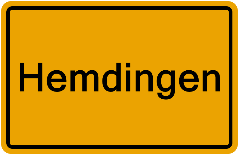 Handelsregisterauszug Hemdingen