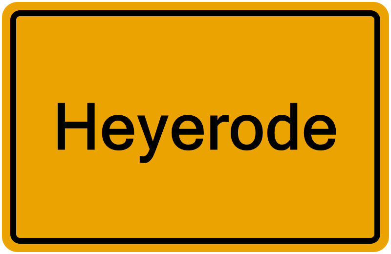 Handelsregisterauszug Heyerode