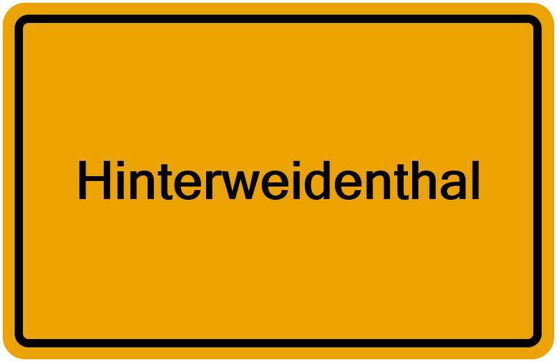 Handelsregisterauszug Hinterweidenthal