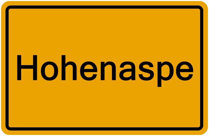 Handelsregisterauszug Hohenaspe