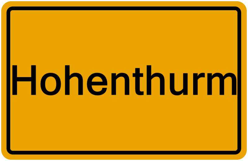 Handelsregisterauszug Hohenthurm