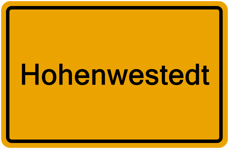 Handelsregisterauszug Hohenwestedt