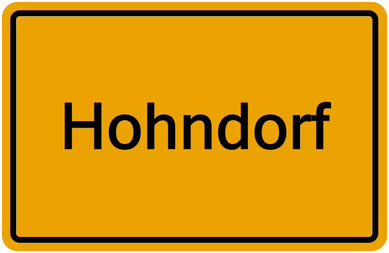 Handelsregisterauszug Hohndorf