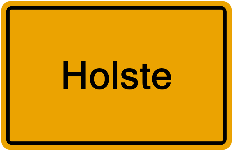 Handelsregisterauszug Holste