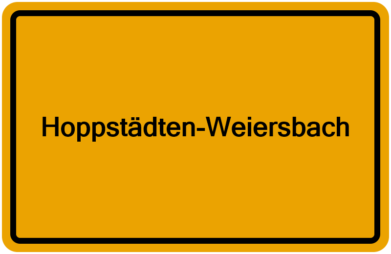 Handelsregisterauszug Hoppstädten-Weiersbach