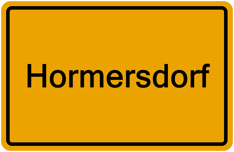 Handelsregisterauszug Hormersdorf