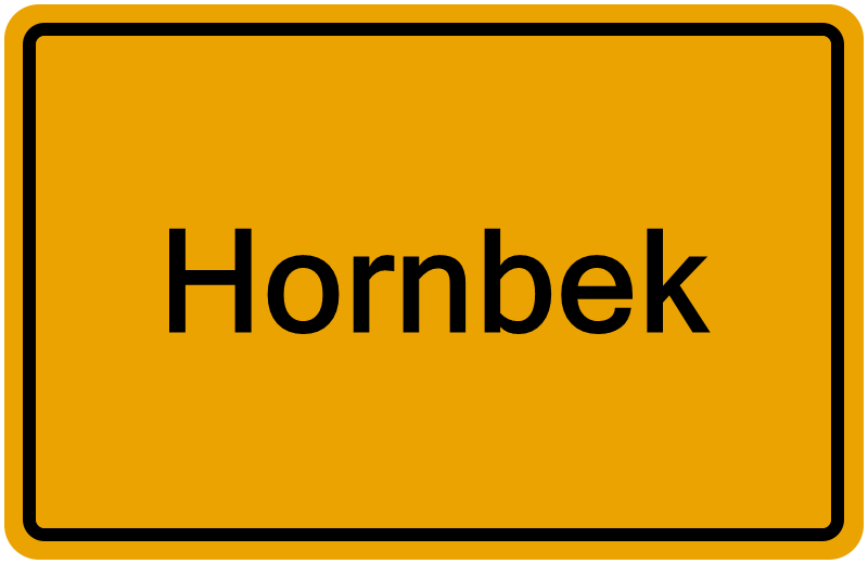 Handelsregisterauszug Hornbek