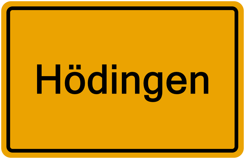 Handelsregisterauszug Hödingen