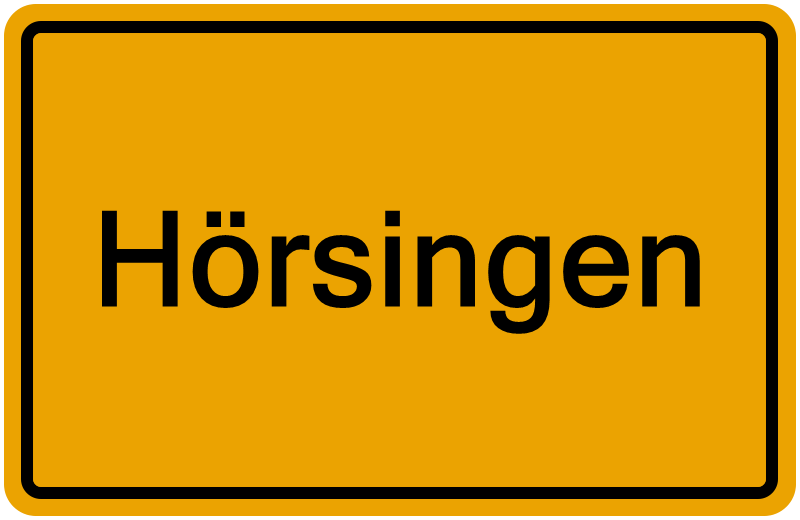 Handelsregisterauszug Hörsingen