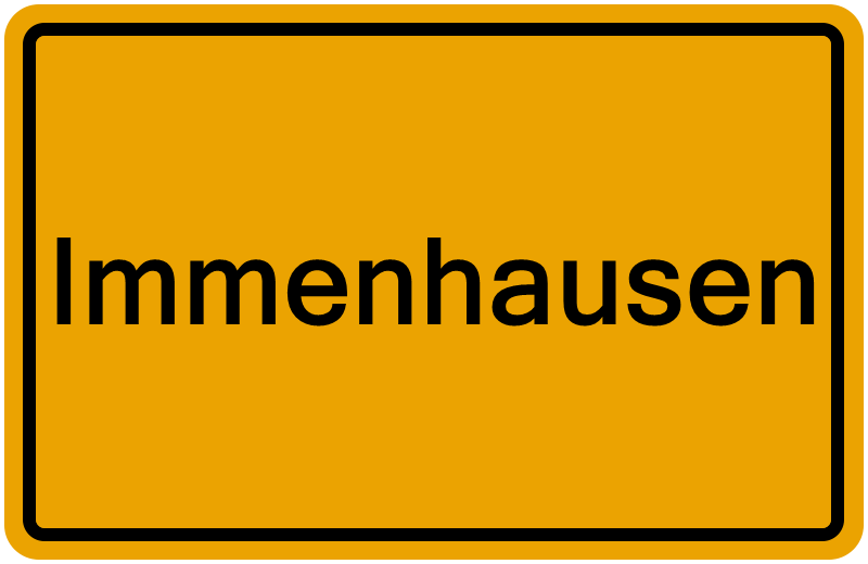 Handelsregisterauszug Immenhausen
