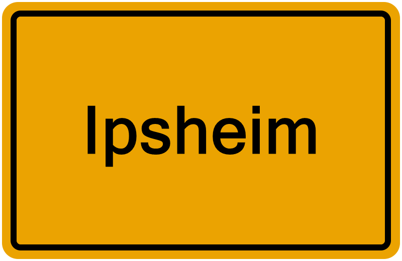 Handelsregisterauszug Ipsheim
