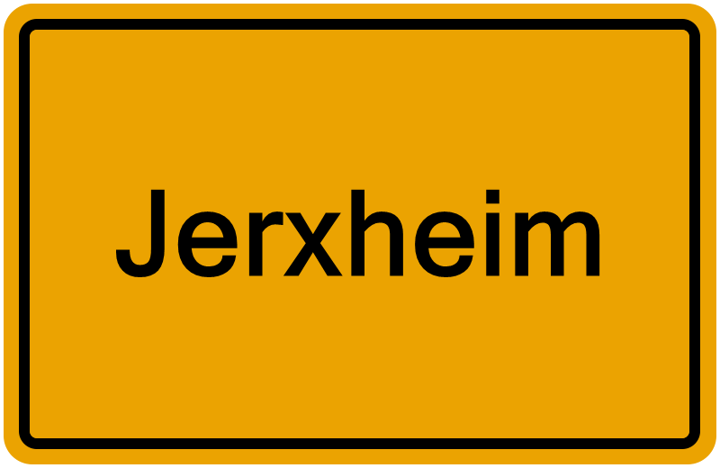 Handelsregisterauszug Jerxheim