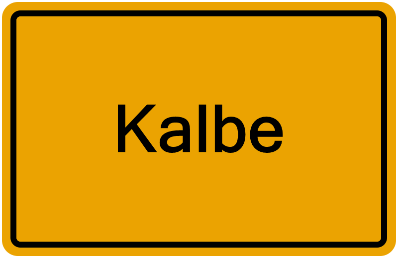 Handelsregisterauszug Kalbe