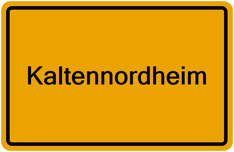 Handelsregisterauszug Kaltennordheim