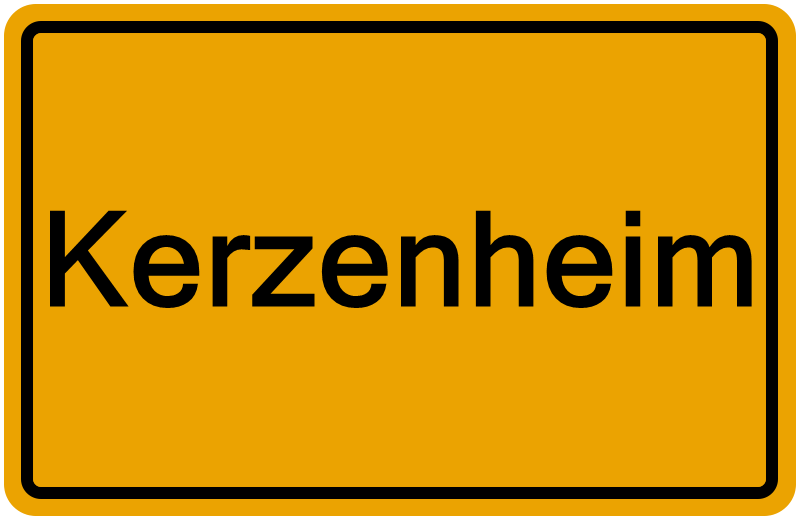 Handelsregisterauszug Kerzenheim