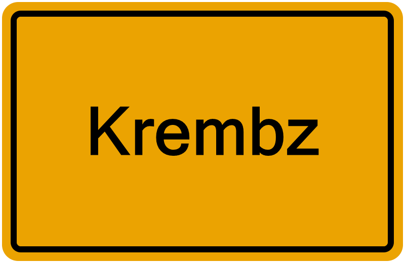 Handelsregisterauszug Krembz
