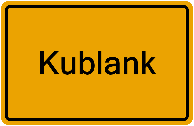 Handelsregisterauszug Kublank
