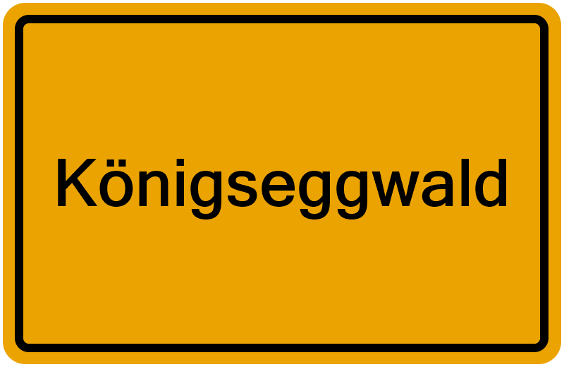 Handelsregisterauszug Königseggwald