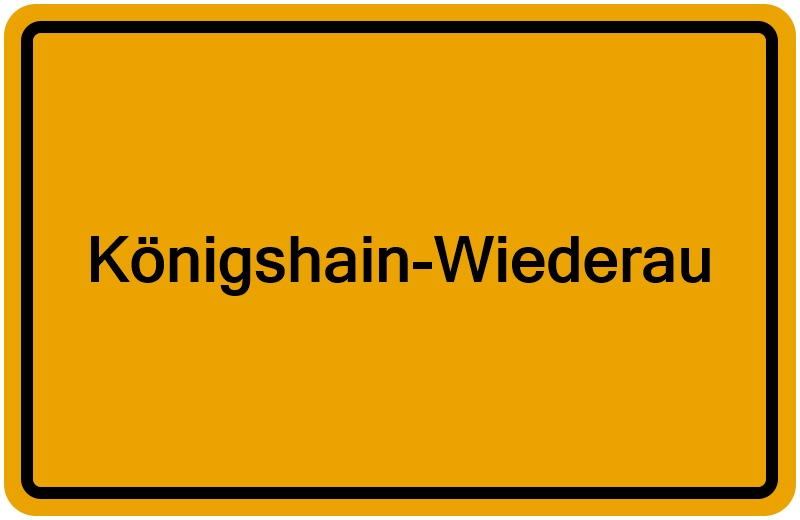Handelsregisterauszug Königshain-Wiederau