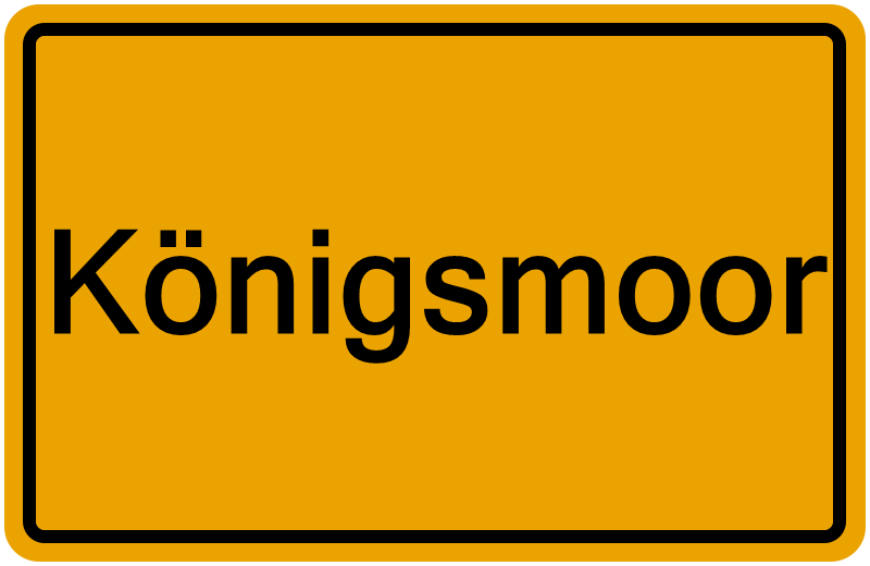 Handelsregisterauszug Königsmoor