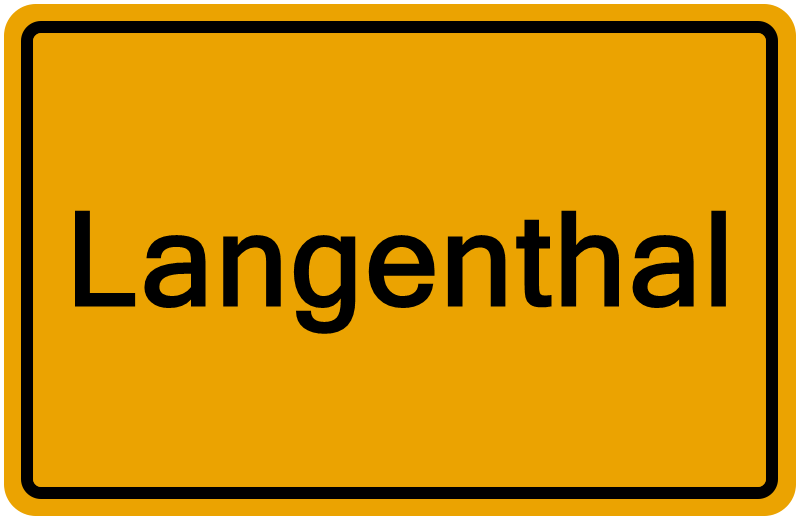 Handelsregisterauszug Langenthal