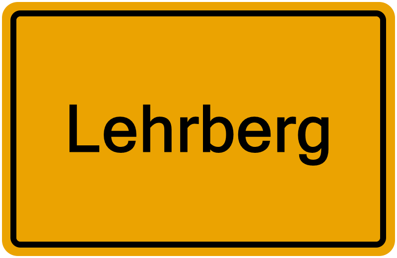 Handelsregisterauszug Lehrberg