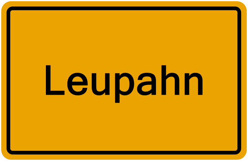 Handelsregisterauszug Leupahn